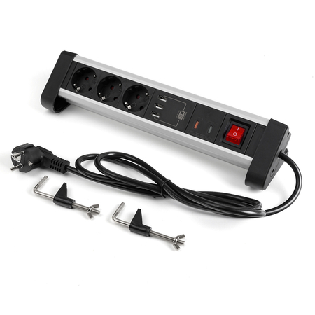 Listwa zasilająca z USB Spacetronik SPS-T38BS