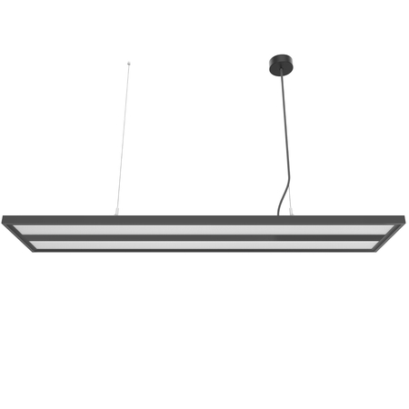 Lampa wisząca do biura LED GLOW D24 7200 lm Czarna