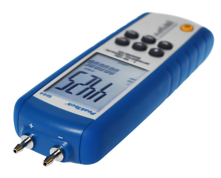 Miernik Różnicy Ciśnień Anemometr z USB PeakTech 5144