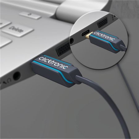 CLICKTRONIC Kabel USB 3.2 Gen1 2x USB-C 2m