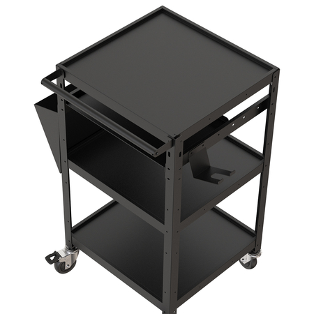 Wózek hotelowy organizer magazynowy 3 półkowy na kółkach Spacetronik SPC-140B