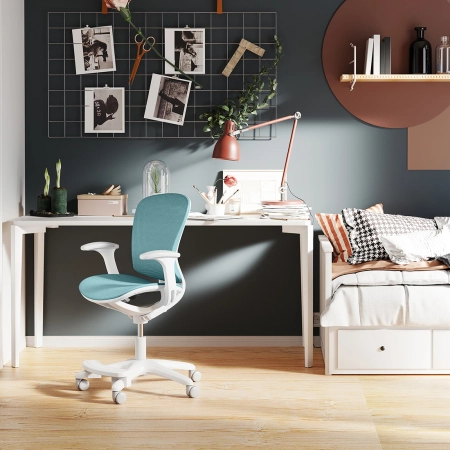 Krzesło ergonomiczne dziecięce do biurka morskie Spacetronik XD SPC-XD02S OUTLET - zdjęcie 2