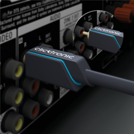 CLICKTRONIC Audiokabel 1xRCA - 1xRCA Koaxial 05m
