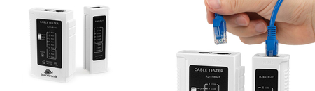 Tester kabli sieciowych RJ45/RJ12/RJ11 Spacetronik SP-LT01
