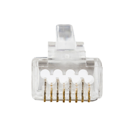 RJ45 cat7 S/FTP-Durchgangsstecker PT-RJ457SFT-15 x50