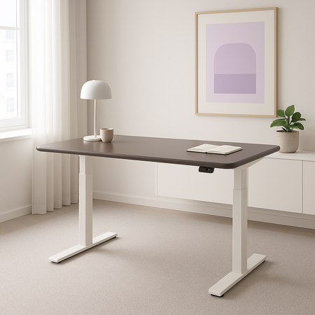 Blat MDF malowany proszkowo 140x70x2.5 Iron Gray