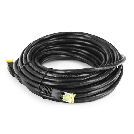 Kabel RJ45 CAT 6 U/UTP AWG24 czarny PE CU 20m