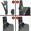 Apexel Objektive und Filter für Smartphone 6in1 DG6V2
