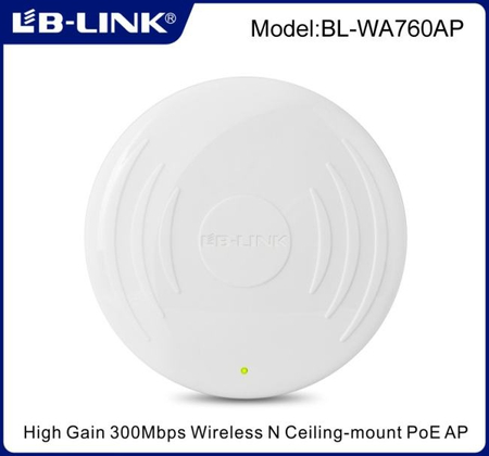 LB-LINK BL-WA760AP Celing-mount Hotspot 300Mbps +zas. POE