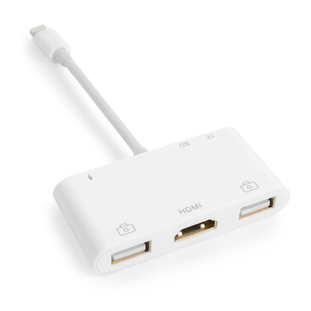 Mehrfachanschluss iPhone Lightning 9in1 SPU-M13
