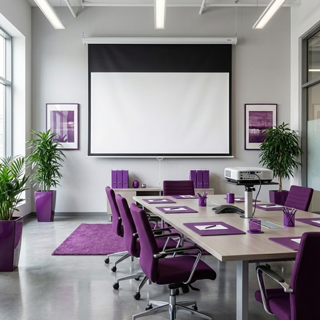 Ekran Projekcyjny Sufitowy Zwijany Manualnie 100" cali 16:9 PVC 1.0 Gain 160° Spacetronik