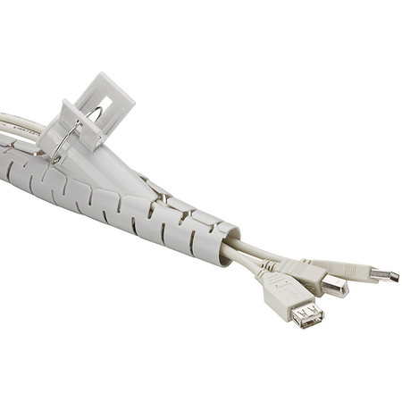 Maskownica kabliWire Tube Goobay 2,5m Srebrna