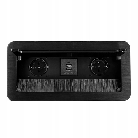 Spacetronik SPS-B24B V2 Arbeitsplattensteckdose Öffnung