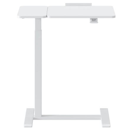 Zestaw wypoczynkowy fotel Spacetronik Flax 04M beżowy + stolik regulowany BUDDY