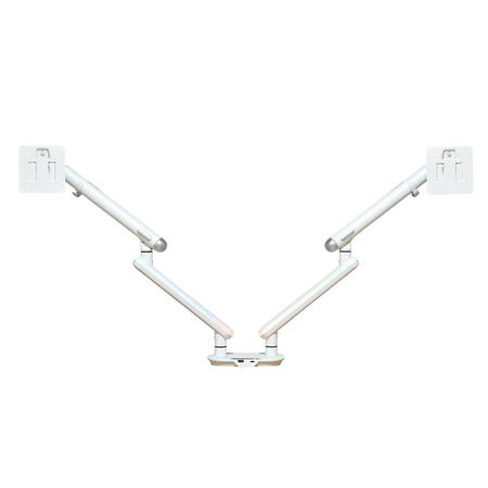 Podwójne Ramię do Monitora SPAF120LUW Białe