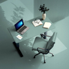 Blat MDF malowany proszkowo 140x70x2.5 Pine Green