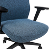 Krzesło biurowe ergonomiczne Spacetronik HAVARD-01 niebieskie