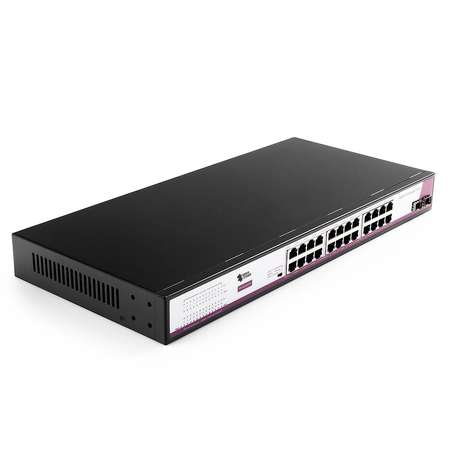 SWITCH 24x port + 2x port SFP 1Gbps SP-SG1024S2