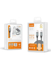 Schnellladekabel mit TPE 2x USB-C 65W PD 1M