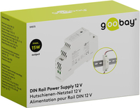 Zasilacz na szynę DIN Goobay 12V 1,25A 15W IP20 transformator 230V na 12V