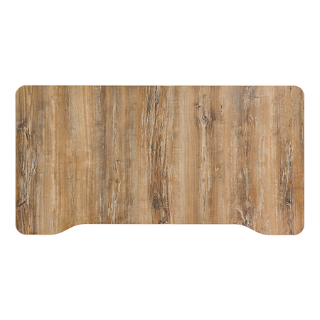 Ergonomiczny blat na biurko 158x80 cm DREWNO RETRO