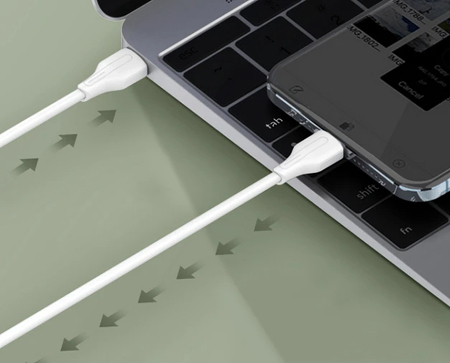 USB-A - micro-USB Kabel LDNIO 1m 21A weiß LS541M