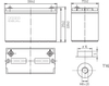 LFP LiFePO4 128V 100Ah T16 Akku