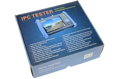 Specjalistyczny miernik LAN, Tester IP+CCTV Spacetronik SP-IPL07IP