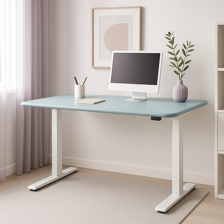 Blat MDF malowany proszkowo 180x80x2.5 Arctic Bree