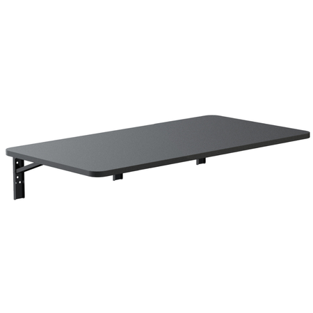 Składane biurko ścienne SPB149B 80×40 cm czarne składane 90°