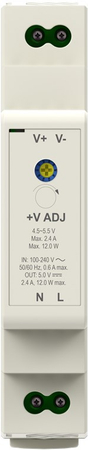 Zasilacz na szynę DIN Goobay 5V 2,4A 12W IP20 transformator 230V na 5V