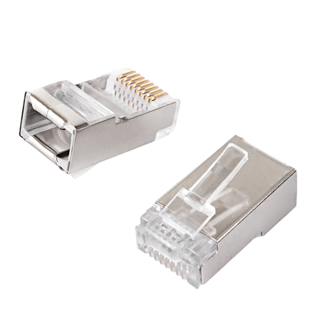 RJ45 Kat. 5e FTP Stecker NC-RJ455FT-0 100St - zdjęcie 2