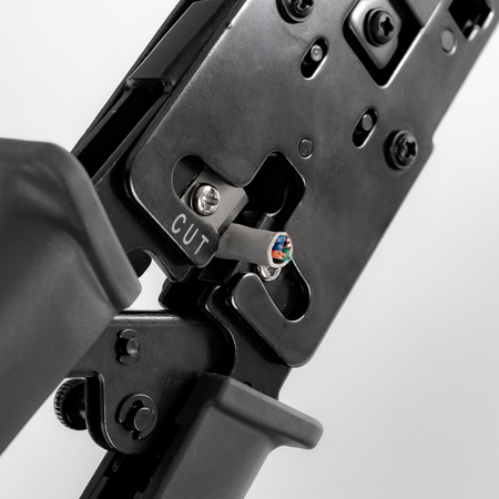 Zaciskarka do RJ45, RJ11, RJ12 z testerem LAN Spacetronik NT-CT04