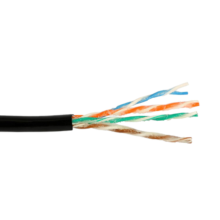 Skrętka DIGITSAT UTP Cat.6 CU PE ŻEL 100m CZARNA