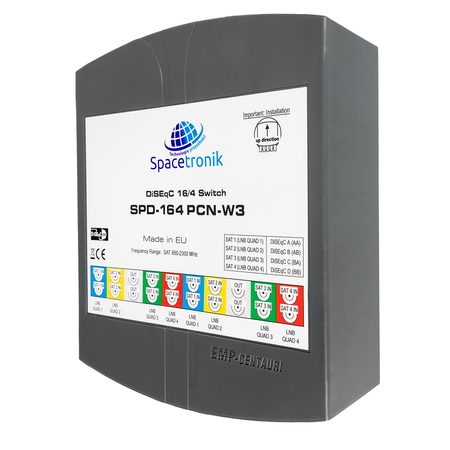 DiSEqC Schalter 16/4 Spacetronik SPD-164PCN-W3