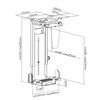 Uchwyt podbiurkowy komputera Spacetronik SPB-102B Outlet B