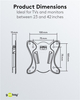 Uchwyt TV Goobay BASIC FIXED S 23"-42" do 25kg