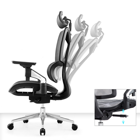Ergonomiczny fotel biurowy regulowany 4D Spacetronik HILDE