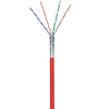 Skrętka CAT5e F/UTP 4x2xAWG26/7 Ekranowana 100m Czerwona