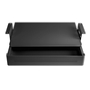 Szuflada podbiurkowa Spacetronik SPB173B czarna Outlet B-