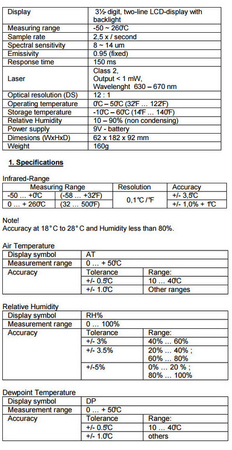 Rosy PeakTech 5400 Feuchte-Temperatur-Messgerät - zdjęcie 2