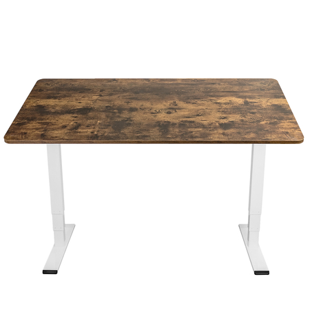 Schreibtischplatte 150x75x18 cm Braun Rustikal
