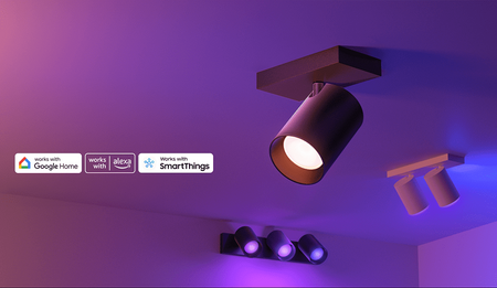 Czarny Reflektor z 3 żarówkami na Wi-Fi YEELIGHT Spotlight SMART YLDDL-0085-B - zdjęcie 2