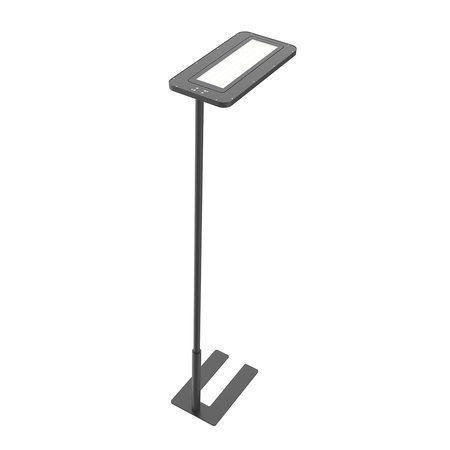 Lampa podłogowa biurowa LED GLOW D20 80W Czarna