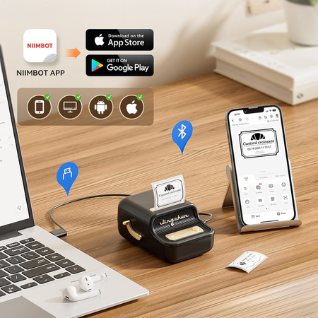 Drukarka etykiet Niimbot B21 PRO czarna