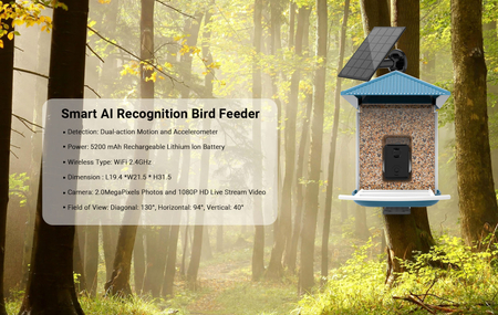 Vogelfutterautomat mit WiFi-Kamera Anwendung SP-BF13