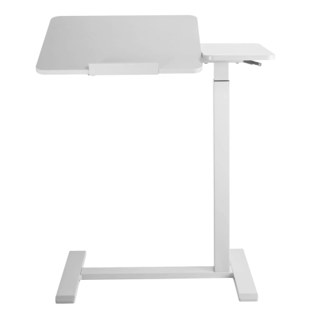 Zestaw wypoczynkowy fotel elektryczny Spacetronik Flax 04M szary + stolik regulowany