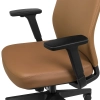 Krzesło biurowe ergonomiczne Spacetronik HAVARD-02 brązowe OUTLET
