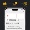 Inteligentny Dyktafon AI 16GB ChatGPT Alvora A3
