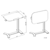 Stolik regulowany Spacetronik Buddy 18 Czarny